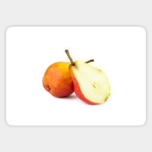 red pears on white Sticker